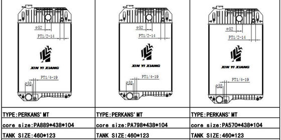 Flexibele Perkins Generator Radiator For Manufacturing-Installatie