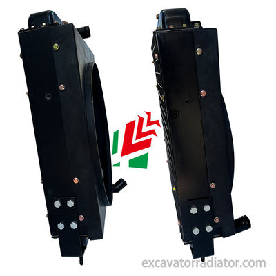 Weichai K4100 38 Rechtshoek DF Zware technische machines Radiator Aluminium kern Automobielonderdelen