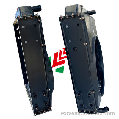 Ingenieursmachines Radiator Voor Weichai K4105 Verhoogde rechter-linkse bocht DF38 Zware machines Koeler Accessoires