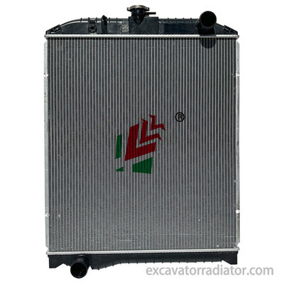 Hino R407 autovervoertuig radiator aluminium montage water tank motor koelsysteem met overlooppijp