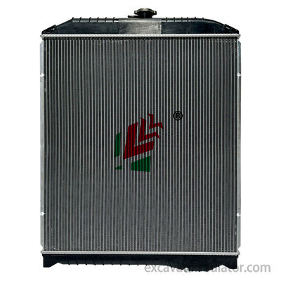 Hino R407 autovervoertuig radiator aluminium montage water tank motor koelsysteem met overlooppijp