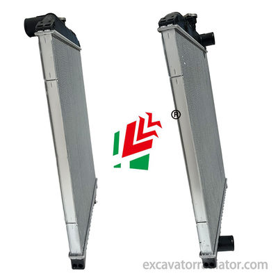 Hino R407 autovervoertuig radiator aluminium montage water tank motor koelsysteem met overlooppijp