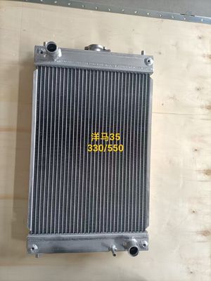 Yanmar 35 Goede de Hittedissipatie van Graafwerktuigradiator middle aluminum